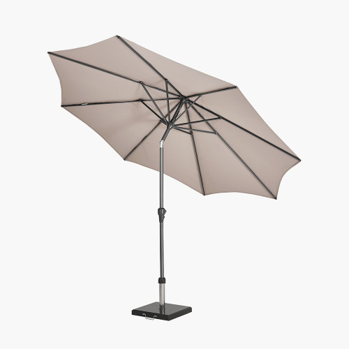 Pacific Lifestyle Riva 3m Round Taupe Parasol