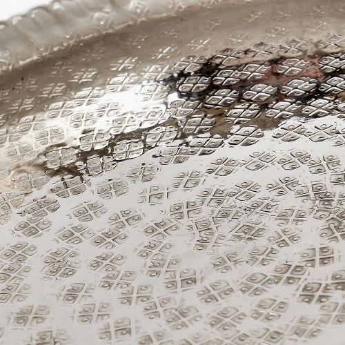 Pacific Lifestyle S/2 Silver Hammered Metal Bowls