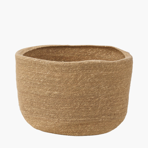 Pacific Lifestyle Seagrass Natural Round Basket