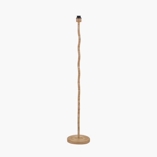 Pacific Lifestyle Palau Rattan Wave Floor Lamp Base
