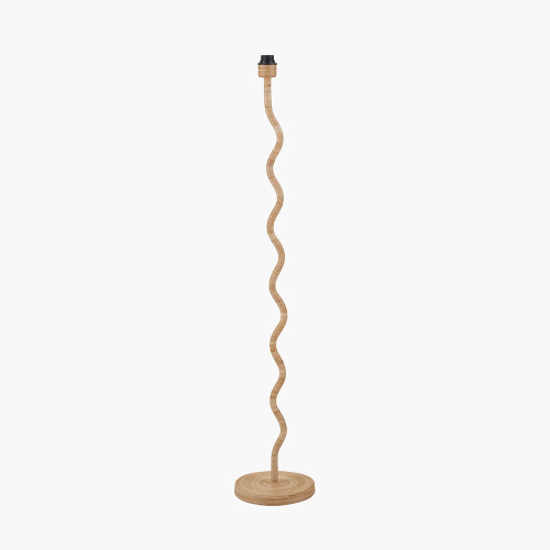 pacific lifestyle Palau Rattan Wave Floor Lamp Base