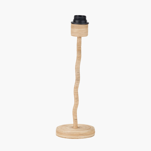 Pacific Lifestyle Palau Rattan Wave Table Lamp Base