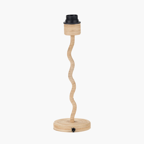 Pacific Lifestyle Palau Rattan Wave Table Lamp Base