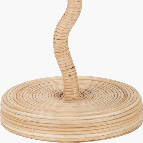 Pacific Lifestyle Palau Rattan Wave Table Lamp Base