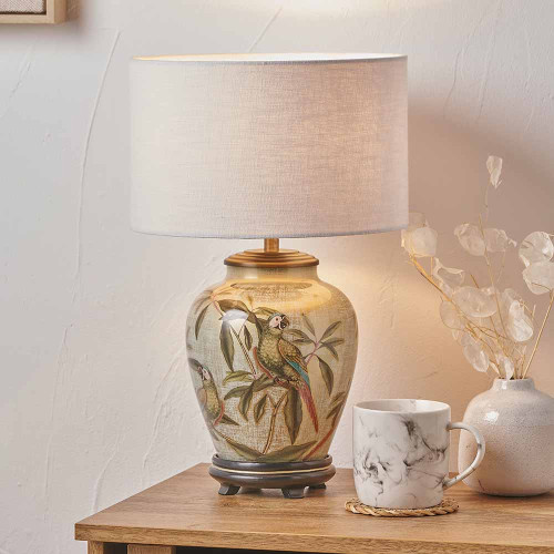Pacific Lifestyle Parrot Small Glass Table Lamp Base