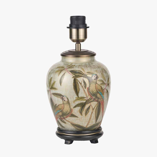 pacific lifestyle Parrot Small Glass Table Lamp Base