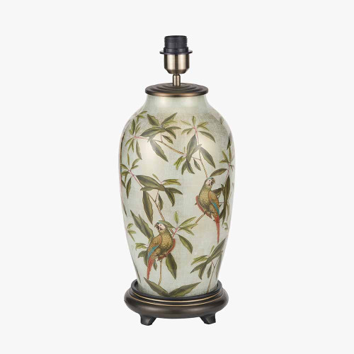 Pacific Lifestyle Parrot Tall Glass Table Lamp Base