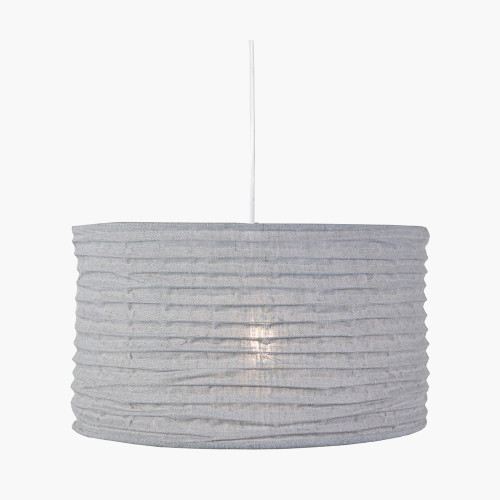 Pacific Lifestyle Patpong 35cm Grey Jute Non Elec Pendant