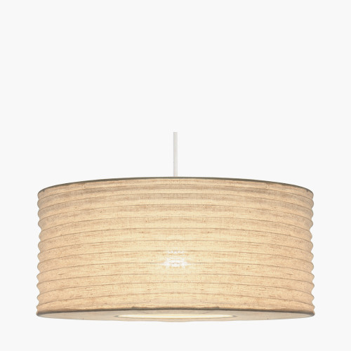 pacific lifestyle Patpong 50cm White Jute Non Elec Pendant