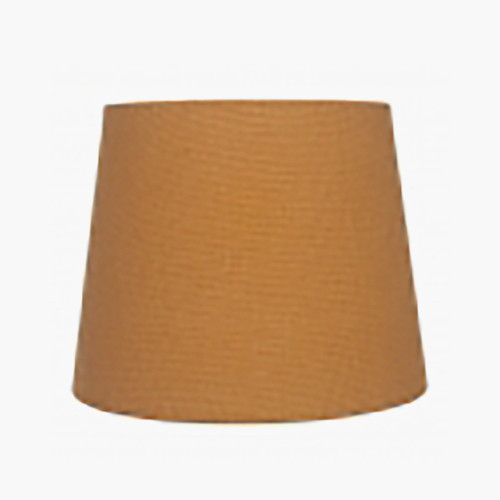 pacific lifestyle Pelham 15cm Mustard Handloom Tapered Candle Clip Lampshade