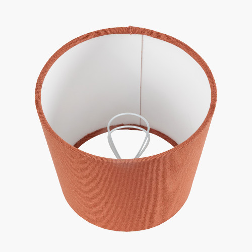 Pacific Lifestyle Pelham 15cm Tobacco Handloom Tapered Candle Clip Lampshade