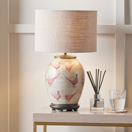 Pacific Lifestyle Pheasant Medium Glass Table Lamp Base