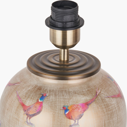 Pacific Lifestyle Pheasant Medium Glass Table Lamp Base