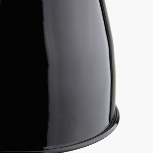 Pacific Lifestyle Piccolo Black Metal Dome Pendant Shade Only