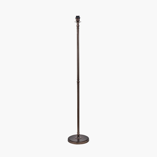 Pacific Lifestyle Piero Antique Bronze Metal Candlestick Floor Lamp Base