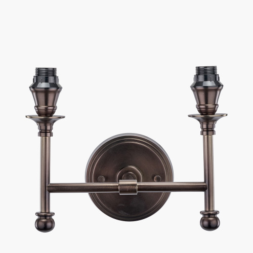 pacific lifestyle Piero Antique Bronze Metal Double Wall Light