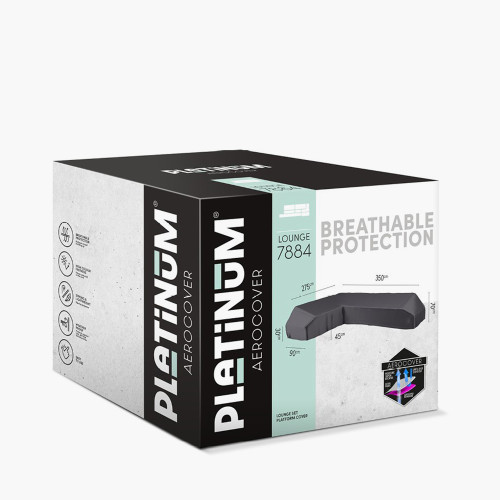 pacific lifestyle Platform Aerocover Right Hand 350x275x90xH30/45/70cm high