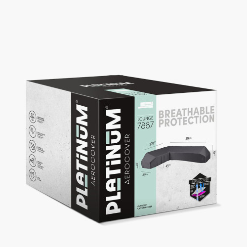 pacific lifestyle Platform Aerocover Right Hand 375x300x90xH30/45/70cm high