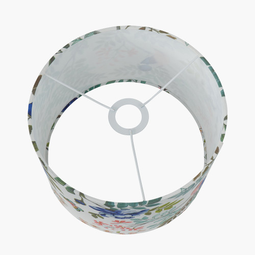 Pacific Lifestyle Porcelaine De Chine 35cm Drum Shade Cobalt