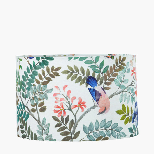 pacific lifestyle Porcelaine de Chine 40cm Drum Shade Cobalt