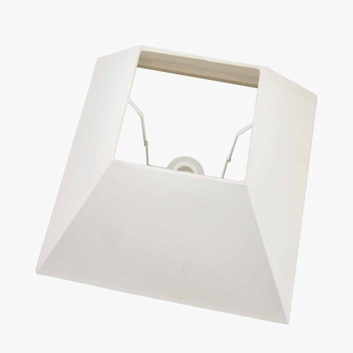 Pacific Lifestyle Pyramid 35cm Cream Cotton Tapered Square Lampshade