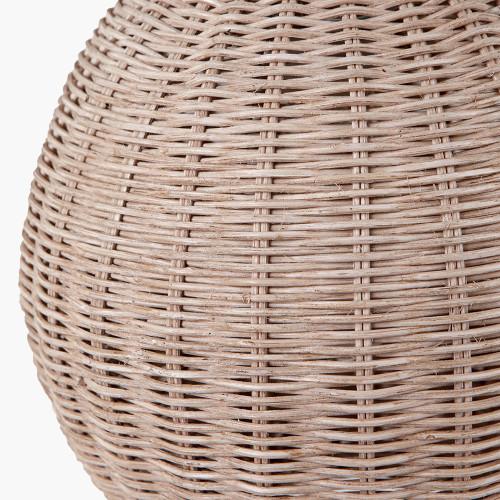 Pacific Lifestyle Raffles Large Rattan Cream Wash Pendant