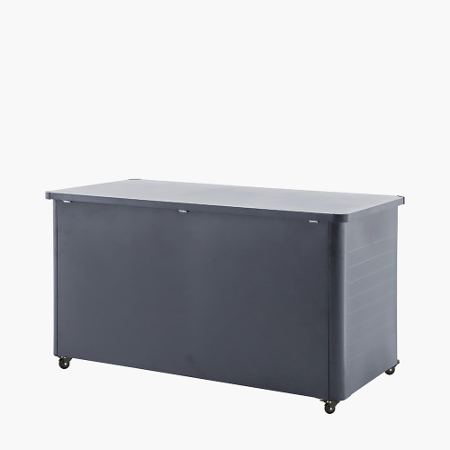 Pacific Lifestyle Rhode Island Large Galvanised Steel Cushion Box Anthracite