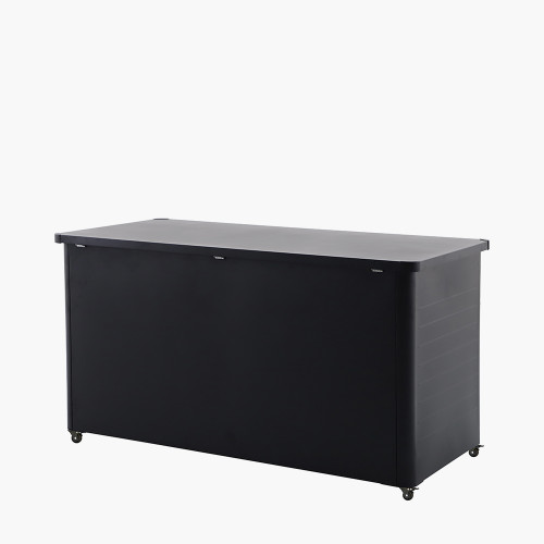 Pacific Lifestyle Rhode Island Large Galvanised Steel Cushion Box Black