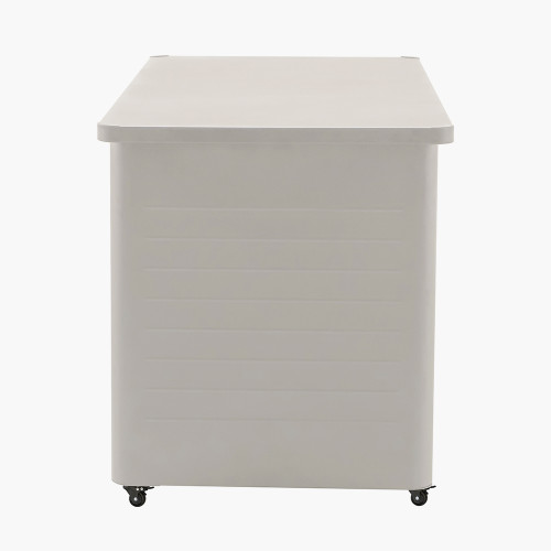 Pacific Lifestyle Rhode Island Large Galvanised Steel Cushion Box Pebble