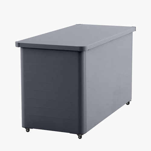 Pacific Lifestyle Rhode Island Small Galvanised Steel Cushion Box Anthracite