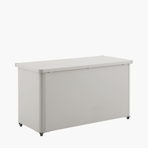Pacific Lifestyle Rhode Island Small Galvanised Steel Cushion Box Pebble