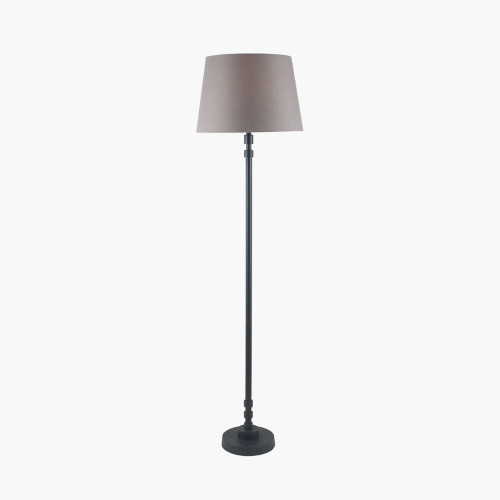 Pacific Lifestyle Rhode Matt Black Stick Metal Floor Lamp Base