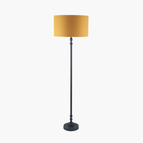 Pacific Lifestyle Rhode Matt Black Stick Metal Floor Lamp Base