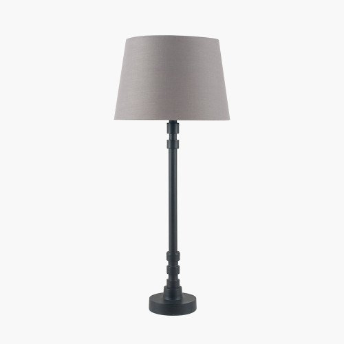 Pacific Lifestyle Rhode Matt Black Stick Metal Table Lamp Base