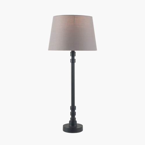 Pacific Lifestyle Rhode Matt Black Stick Metal Table Lamp Base