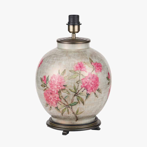 Pacific Lifestyle Rhododendron Large Glass Table Lamp Base