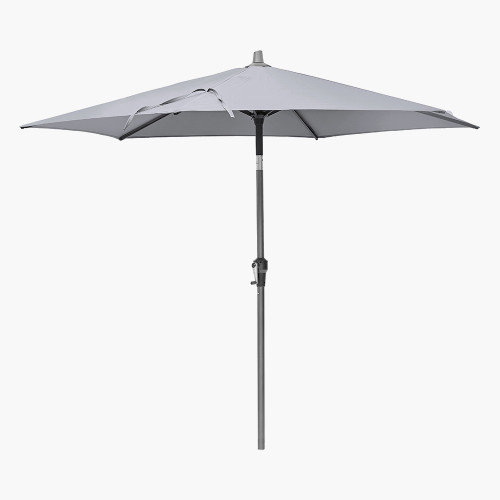 pacific lifestyle Riva 2.5m Round Luna Grey Parasol