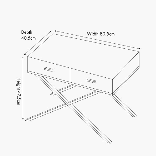 Pacific Lifestyle Rocco Mirrored Glass And Silver Metal Coffee Table