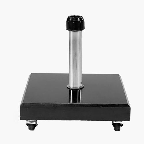 Pacific Lifestyle Rome Polished Black Granite 60KG Wheeled Parasol Base