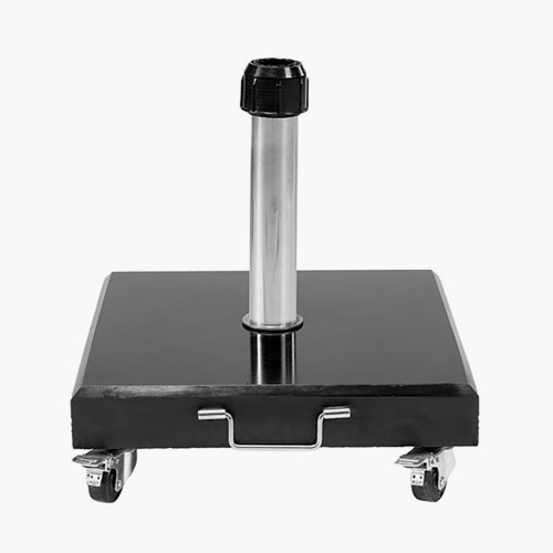 pacific lifestyle Rome Polished Black Granite 60KG Wheeled Parasol Base