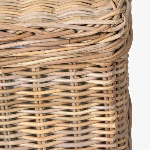 Pacific Lifestyle S/2 Grey Kubu Rectangular Linen Baskets