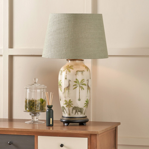 Pacific Lifestyle Safari Tall Glass Table Lamp Base