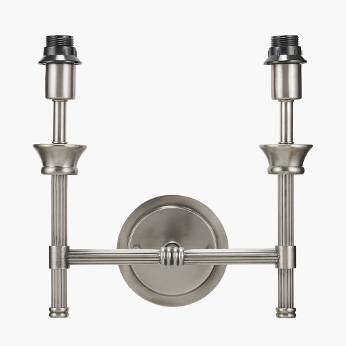 pacific lifestyle Salvatore Antique Silver Metal Double Wall Light
