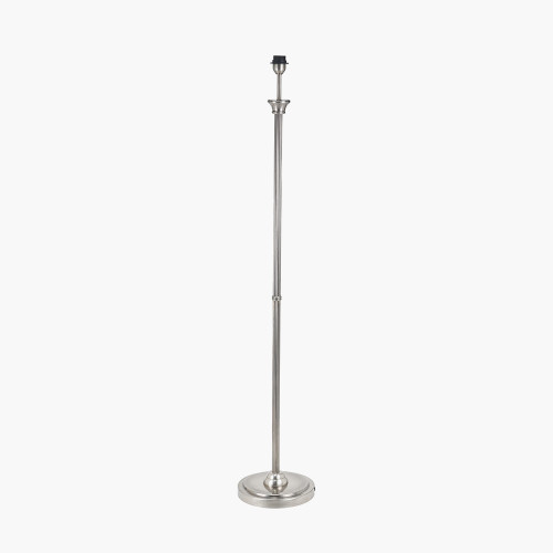 Pacific Lifestyle Salvatore Antique Silver Metal Floor Lamp Base