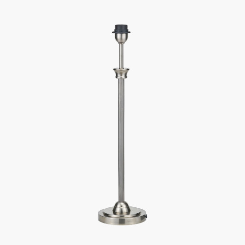 Pacific Lifestyle Salvatore Antique Silver Metal Table Lamp Base