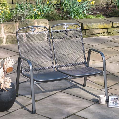 Pacific Lifestyle Savoy Dining Stacking 2-Seater Bench