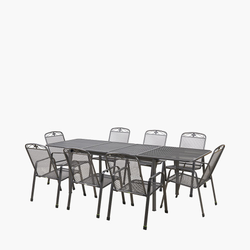 Pacific Lifestyle Savoy Extendable Rectangular 8 Seater Dining Set
