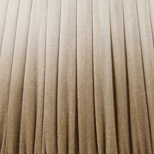 Pacific Lifestyle Scallop 35cm Taupe Ombre Soft Pleated Tapered Lampshade