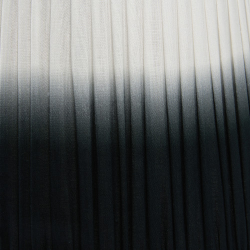 Pacific Lifestyle Scallop 40cm Black Ombre Soft Pleated Tapered Lampshade