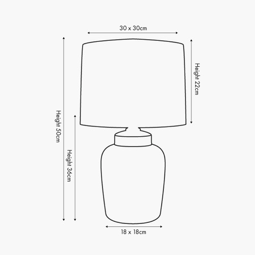 Pacific Lifestyle Schoal Blue And White Fish Detail Ceramic Table Lamp